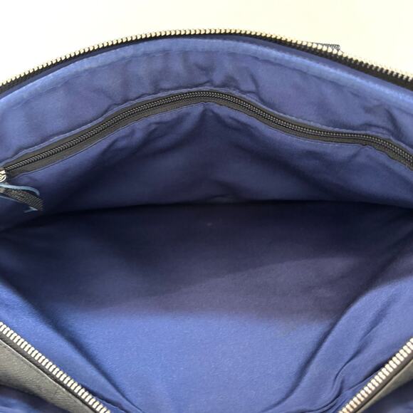 Cole Haan x American Airlines Genuine Leather Laptop Travel Bag Black Tech Safe - Picture 12 of 14